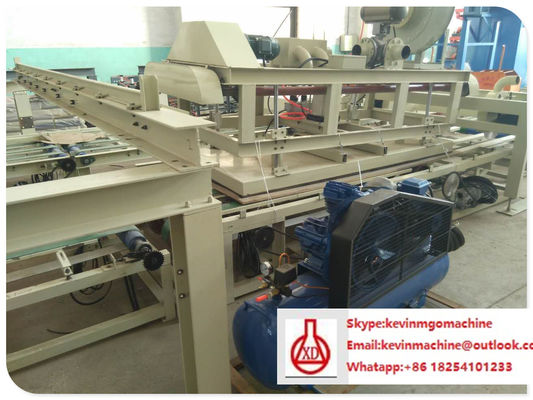 Auto bahan baku Pemanfaatan Panel Tembok Roll Forming Machine, Straw Board Wall Panel Machine