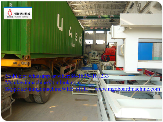 Lini Produksi Papan MgO Tahan Api Otomatis Peralatan Pembuatan Panel Dinding