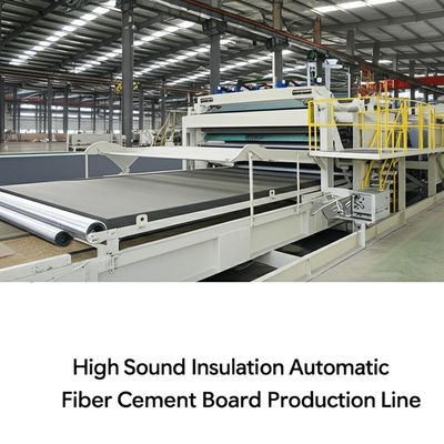 Lini Produksi Papan Serat Semen Isolasi Suara Tinggi Otomatis untuk Bahan dan Efisiensi