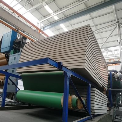 1200mm Board Width Custom Fiber Cement Panel Line Produksi untuk kekuatan lentur tahan lama