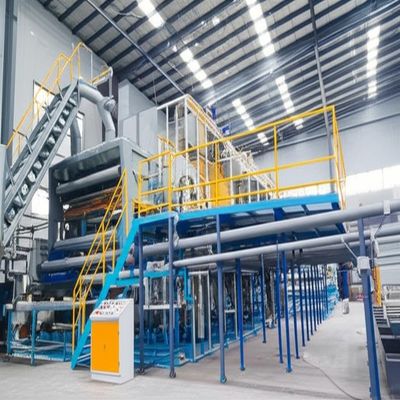 Garis produksi papan semen serat dinding dengan otomatisasi penuh dan konduktivitas termal ≤ 0,25W/mk