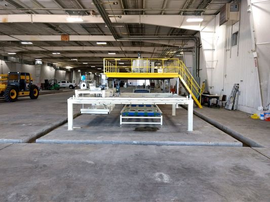 Mesin Panel Sandwich Otomatis Bahan Pengisian Serbuk Semen Dan Produksi Serbuk Talkum