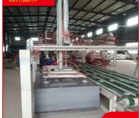 CE Steel Struktur Glass Magnesium Board dan Fiber Cement Board Mesin