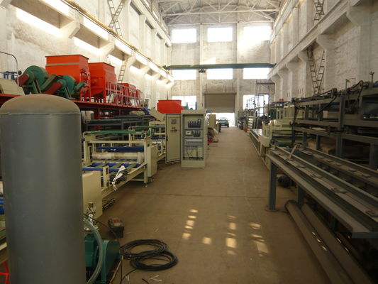 Lini Produksi Panel Sandwich EPS Otomatis Penuh dengan Struktur Baja