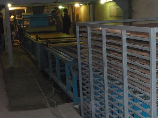 0.9 - 1,20 g/cm3 Mesin Fiber Cement Board 2440 x 1220 x 6 mm Spesifikasi