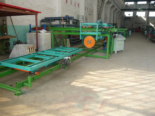 Dua sisi tekanan dingin dibentuk WPC Mesin Pintu, Seamless MgO Board Produksi Line