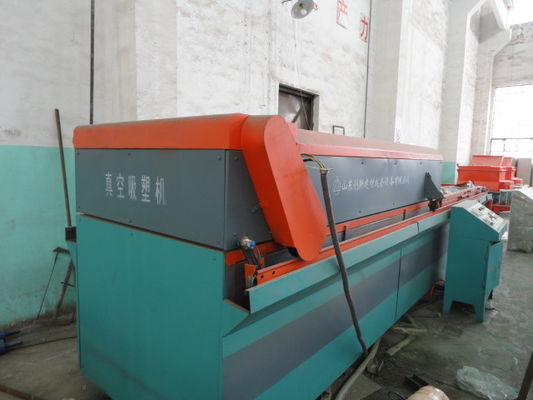 Dua sisi tekanan dingin dibentuk WPC Mesin Pintu, Seamless MgO Board Produksi Line