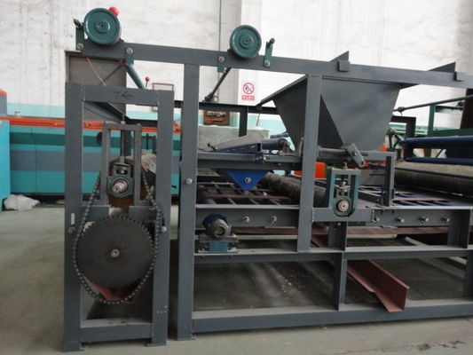 Dekorasi Panel Roofing Sheet Making Machine dengan teknologi Double Roller Extruding