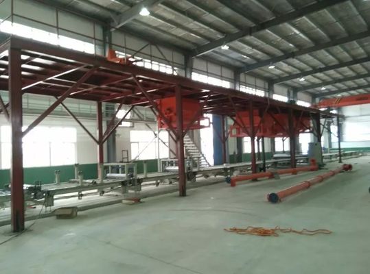 Kaca / PET Film Coated MGO Waves Roofing Tiles Mesin Lembar Atap 3mm - 6mm Ketebalan