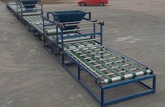 2 - 24 mm Ketebalan Panel Mesin pembuatan dengan 4 kw Daya hidrolik 1.1kw Daya getaran