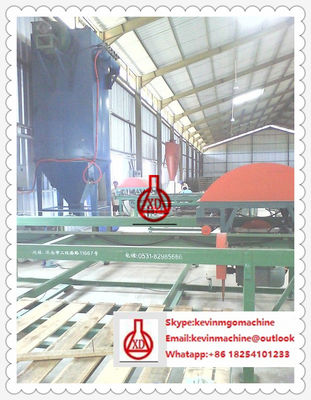 Mesin pembuatan papan tebal yang dapat disesuaikan untuk panel sandwich / papan dinding Mgo