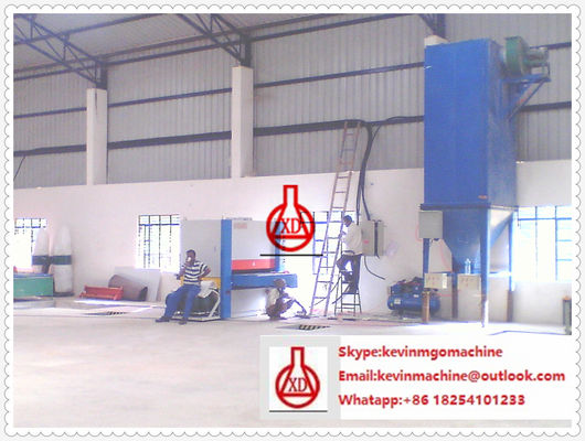 4 - 30 mm Ketebalan Panel dinding Peralatan pembuatan untuk dekorasi eksternal interior