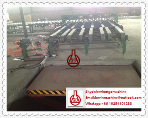 Alur pada Lini Produksi Papan Semen Serat dengan Material Tekstur Baja