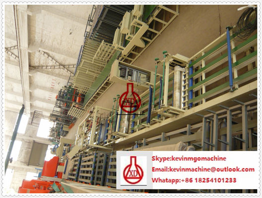 Lini Produksi Panel Dinding Tebal 75mm Papan Semen Serat untuk Partisi Bangunan Struktur