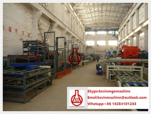 Lini Produksi Panel Sandwich EPS , Mesin Pembuat Papan Tekstur Baja