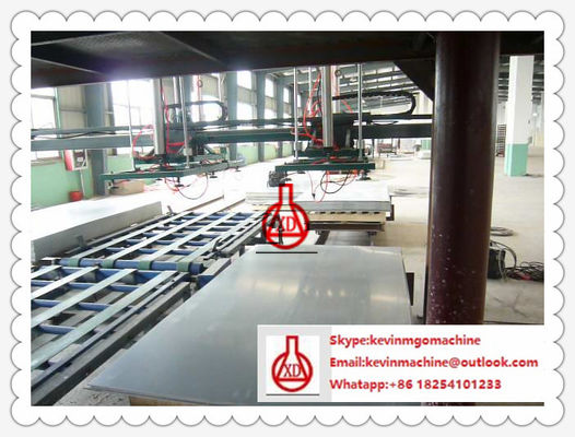 Lini Produksi Papan Magnesium Oksida, Mesin Papan Gipsum Semi Otomatis