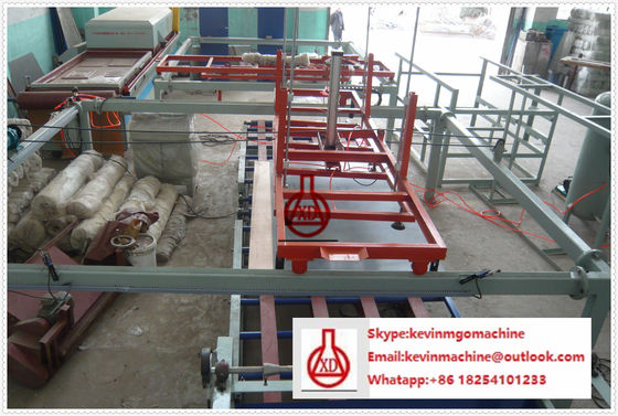Rolling / Moulding / Laminating Magnesium Oxide Board Produksi Line Kecepatan Tinggi