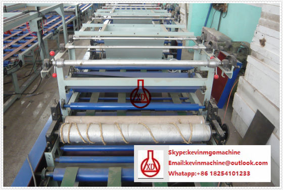 Rolling / Moulding / Laminating Magnesium Oxide Board Produksi Line Kecepatan Tinggi