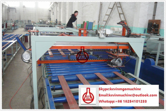 Rolling / Moulding / Laminating Magnesium Oxide Board Produksi Line Kecepatan Tinggi