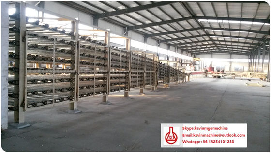 Garis Produksi Papan Magnesium Oksida dengan Proses Precuring / Module Stripping