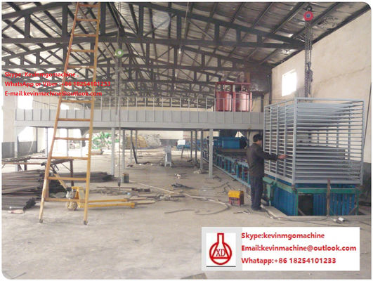 1500 lembar Kapasitas besar Fiber Cement Board Line Produksi Tingkat otomatisasi tinggi