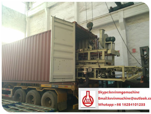 Mesin Papan Jerami Bangunan Pelestarian Panas Rumah Kaca Otomatis Penuh