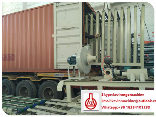 Adjustable Ukuran Sandwich Produksi Line, Di Luar Tembok Panas Menyimpan Mgo Mesin Papan