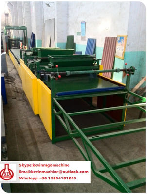 MGO Mesin Panel Dinding Kerongkongan Inti, Anti Impact Fiber Cement Board Produksi Line
