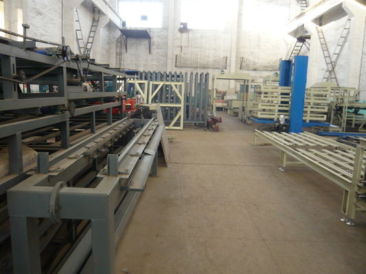 Fiber Glass Magnesium Oxide Sheet Sandwich Panel Making Machine, Mesin Membentuk Wall Panel Roll