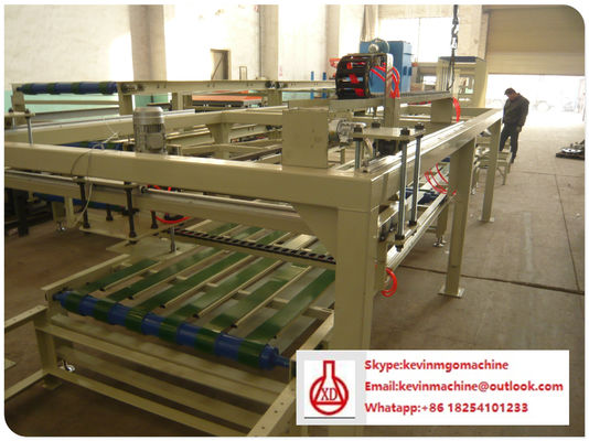 Mesin Pembentuk Lembaran Atap, Peralatan Pembuatan Panel Dinding Sandwich Berongga Mgo