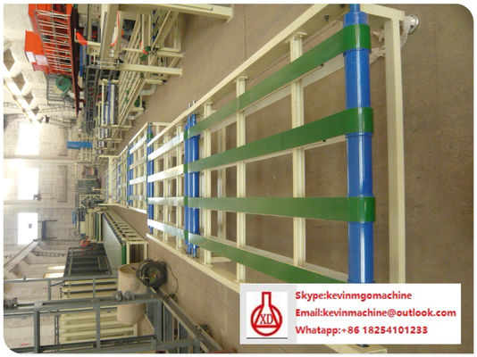 Mesin Pembentuk Lembaran Atap, Peralatan Pembuatan Panel Dinding Sandwich Berongga Mgo