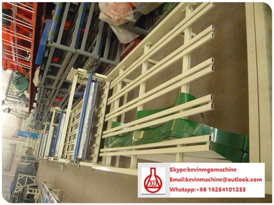 Mesin Membentuk Panel Dinding Serat Semen Sandwich Kerongkongan 4 - 25mm Ketebalan