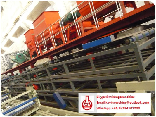 Mesin Membentuk Panel Dinding Serat Semen Sandwich Kerongkongan 4 - 25mm Ketebalan