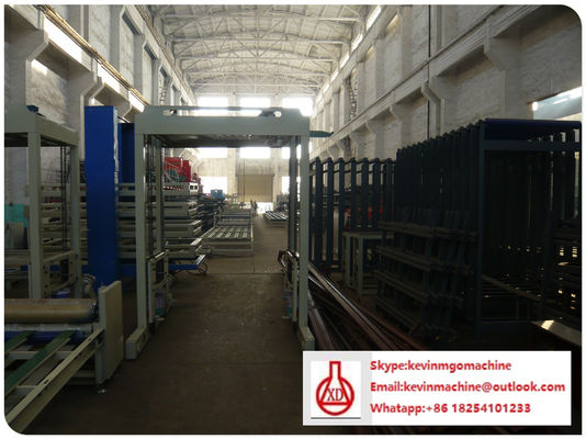 Garis produksi papan MgO dengan kapasitas produksi 2500 lembar