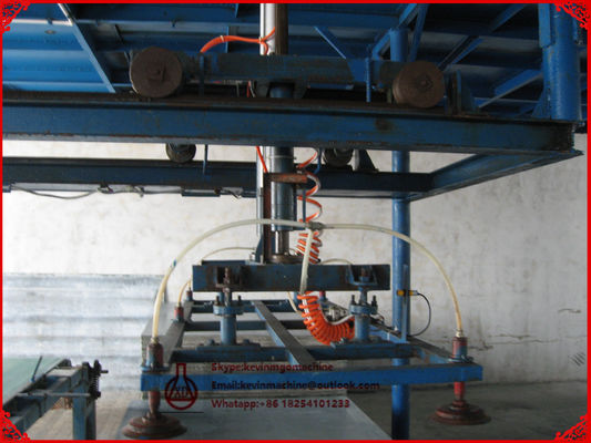 Bahan Konstruksi Isolasi Suara Sandwich Panel Line dengan 3KW Timing Electromotor