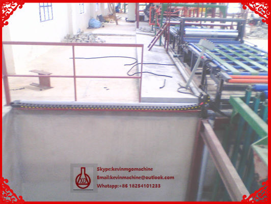 Mesin Pembuat Pintu Papan MgO Isolasi Suara Tahan Api Jerami Otomatis Penuh