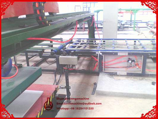 Mesin Pembuat Pintu Papan MgO Isolasi Suara Tahan Api Jerami Otomatis Penuh