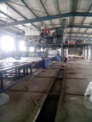 Magnesium Oksida Produksi Polyurethane Sandwich Panel Mesin / papan pembuatan Mesin