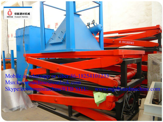 Lini Produksi Papan MgO Dua Sisi yang Dibentuk dengan Tekanan Dingin untuk Bahan Papan Konstruksi