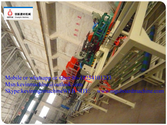 Lini Produksi Papan Mgo Otomatis Penuh Dengan Jerami Tanaman yang Dihancurkan