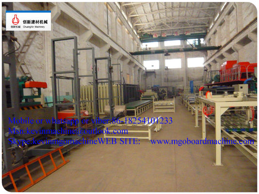 Lini Produksi Papan Mgo Otomatis Penuh Dengan Jerami Tanaman yang Dihancurkan