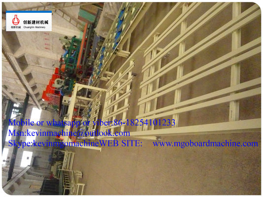 Lini Produksi Papan Mgo Otomatis Penuh Dengan Jerami Tanaman yang Dihancurkan