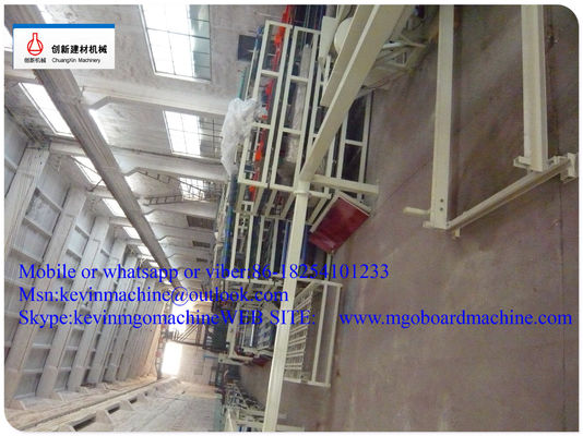 2 - 25 mm Ketebalan Otomatis MgO Board Line Produksi Dengan Panjang Tak Terbatas Dan 1,3 m Lebar