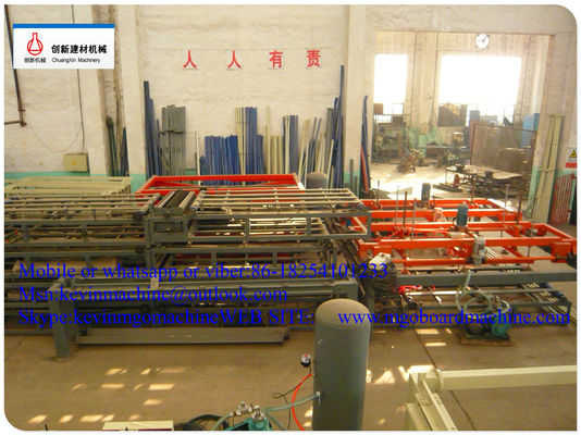 2 - 25 mm Ketebalan Otomatis MgO Board Line Produksi Dengan Panjang Tak Terbatas Dan 1,3 m Lebar