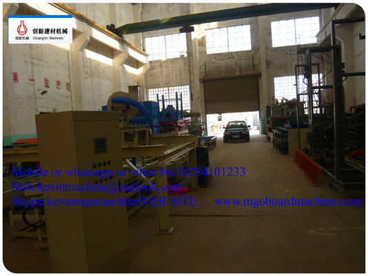 Lini Produksi Papan Mgo Tahan Api Untuk Proses Pembuatan Papan Magnesium Oksida