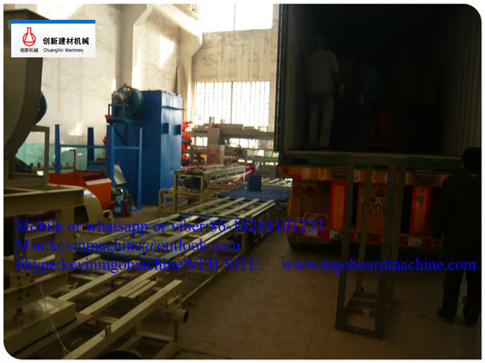 Lini Produksi Papan MgO Tahan Api Otomatis Peralatan Pembuatan Panel Dinding