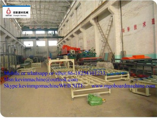 2-25mm Mgo Board Sticked Sandwich Wall Panel Equipment For Indoor Decoration