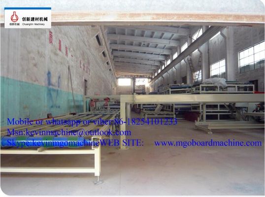 Decorative Firefroof Mgo Board Construction Material Making Machinery With Steel Structure