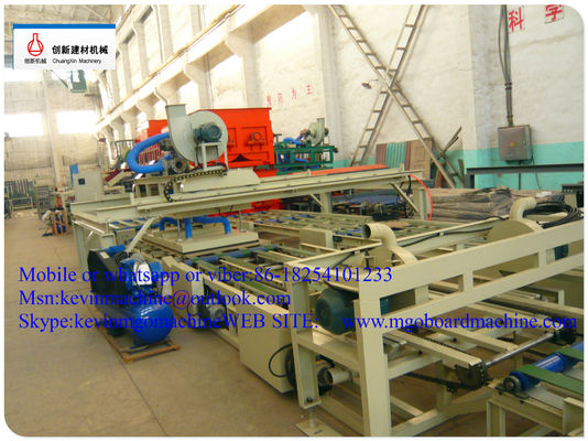 Panas-tahan Mgo Sandwich Panel Produksi Line Sandwich Panel Mesin