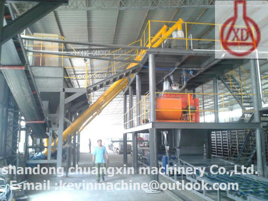 Panel dinding ringan MgO Papan produksi untuk dekorasi dinding 54KW